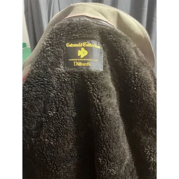 Gotswald Collection Men's Green Trench Coat Size 42 w/ Removable Liner